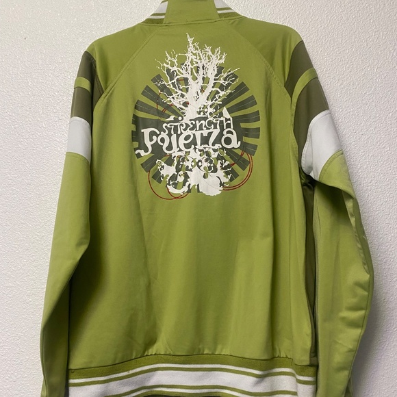 Caffeine 90s Full Zip Vintage Jacket Sz 2X - Picture 4 of 12